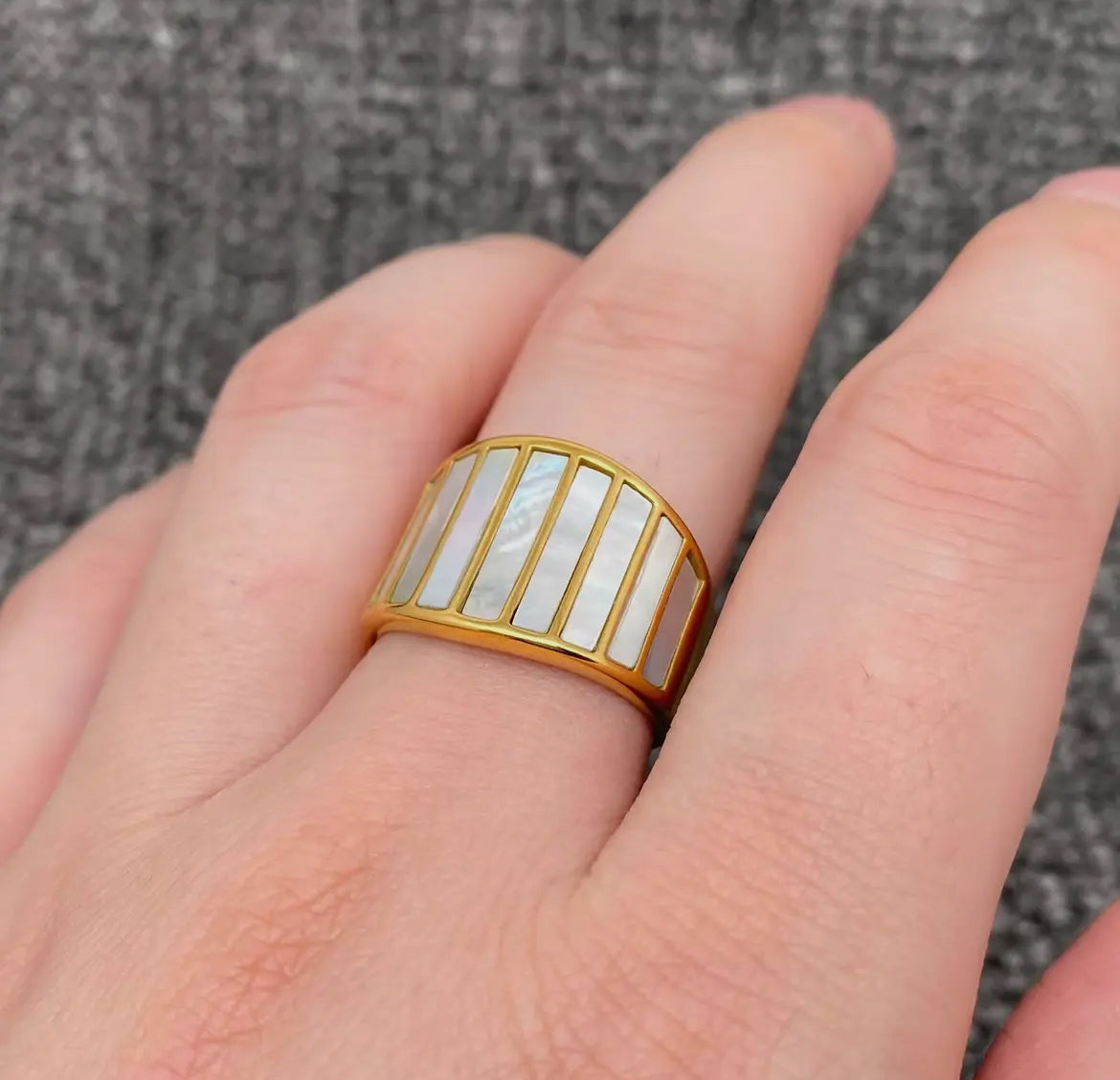 Bar Shell Ring
