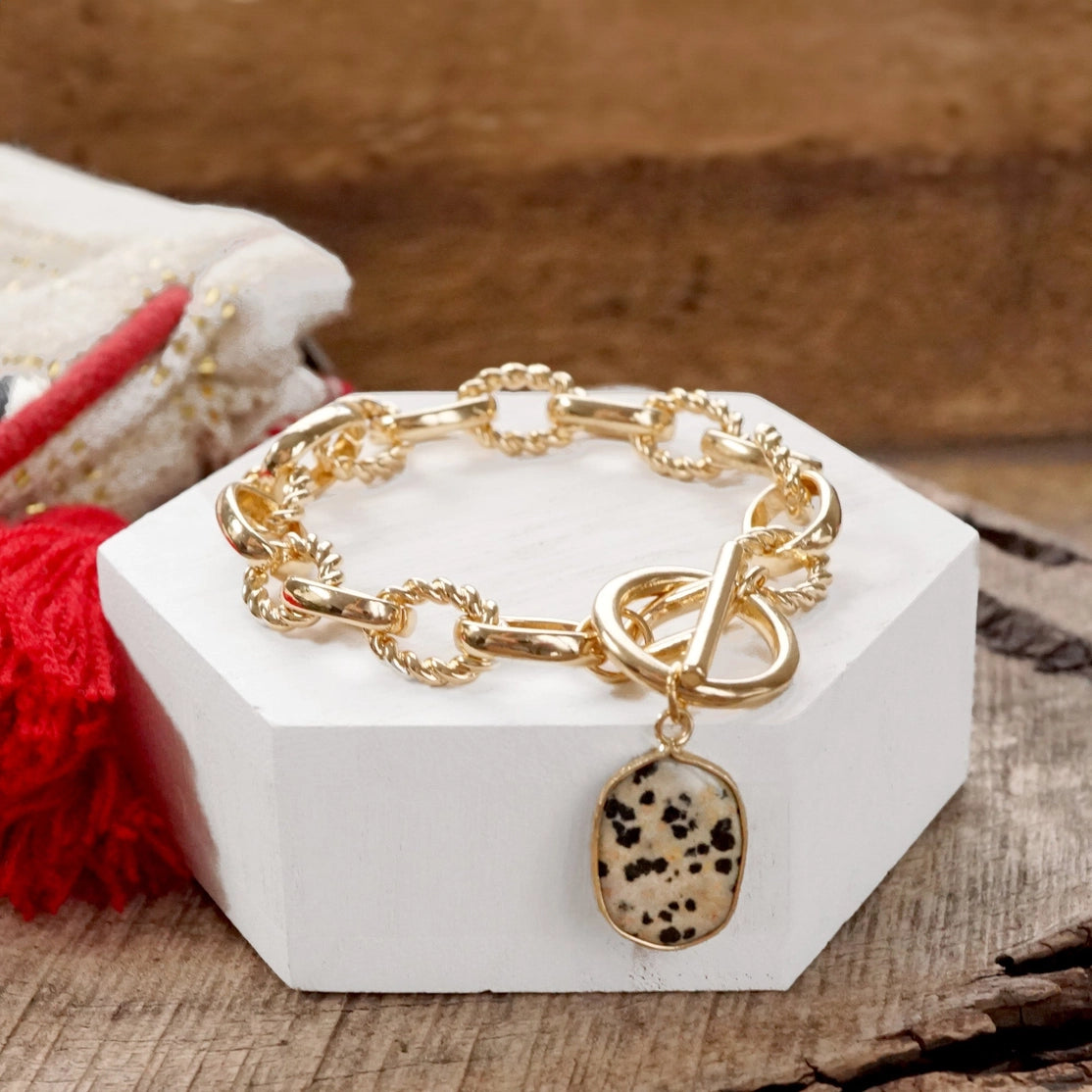 Chunky Chain Toggle Bracelet