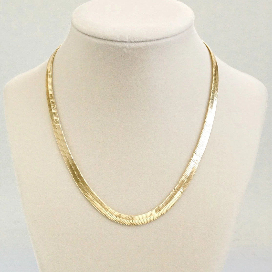 Herringbone Gold Necklace