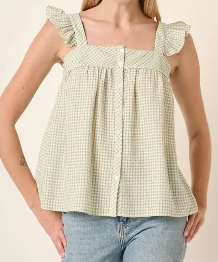 The Julia Gingham Top