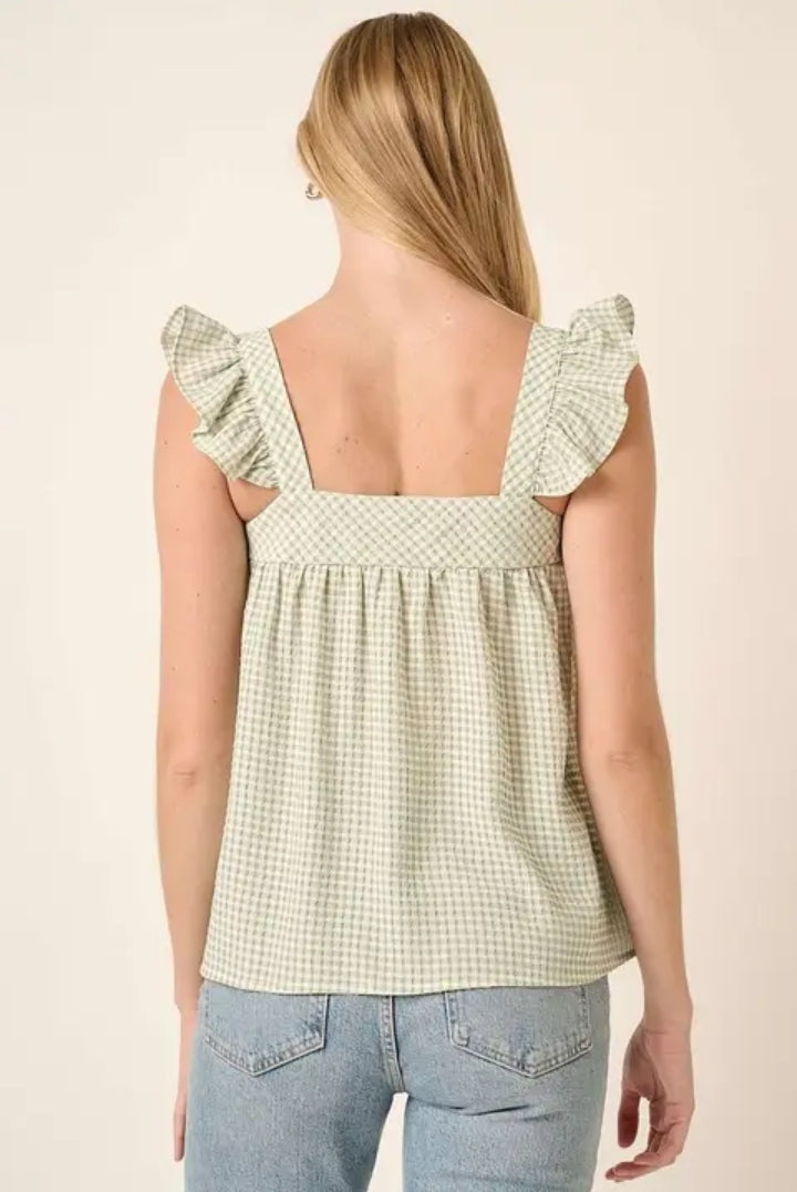 The Julia Gingham Top