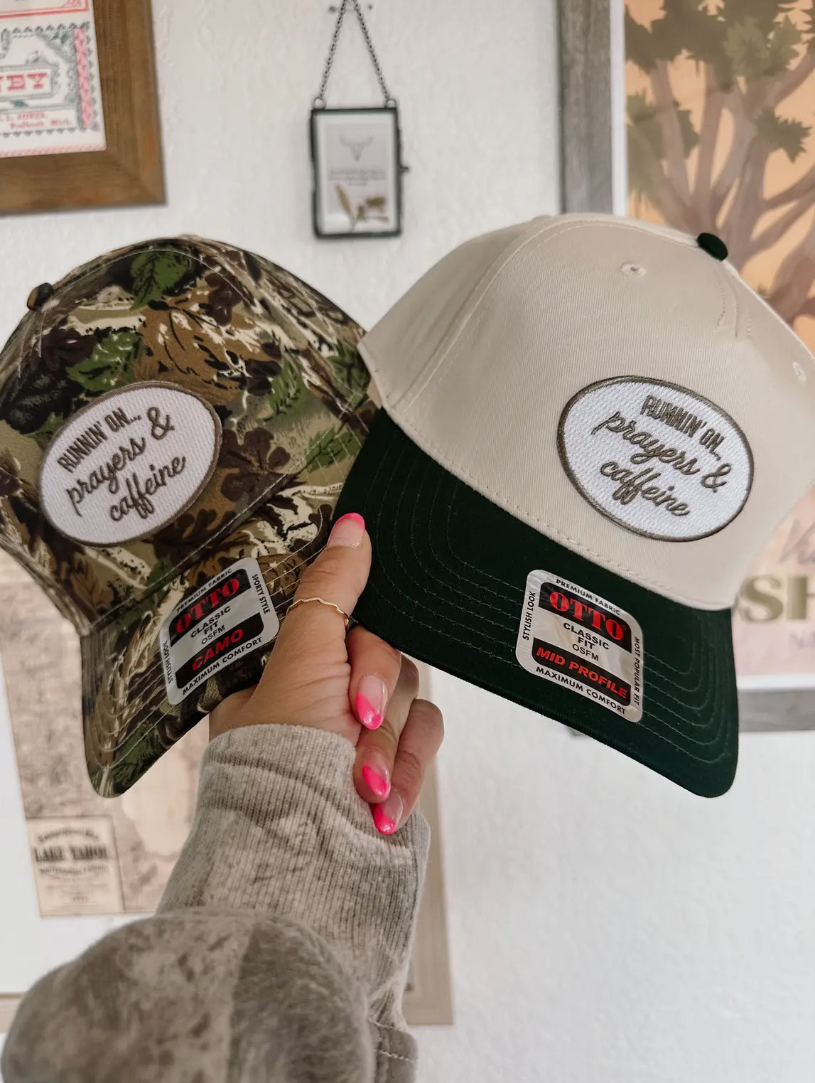 Prayers & Caffeine Trucker Hat