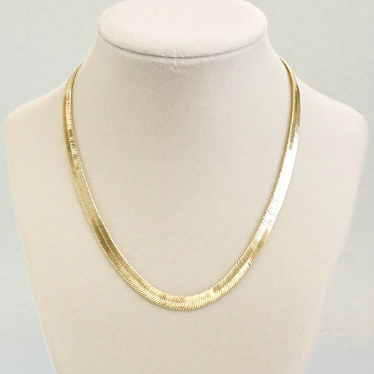 Herringbone Gold Necklace