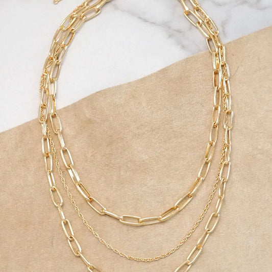 Layered Gold Necklace